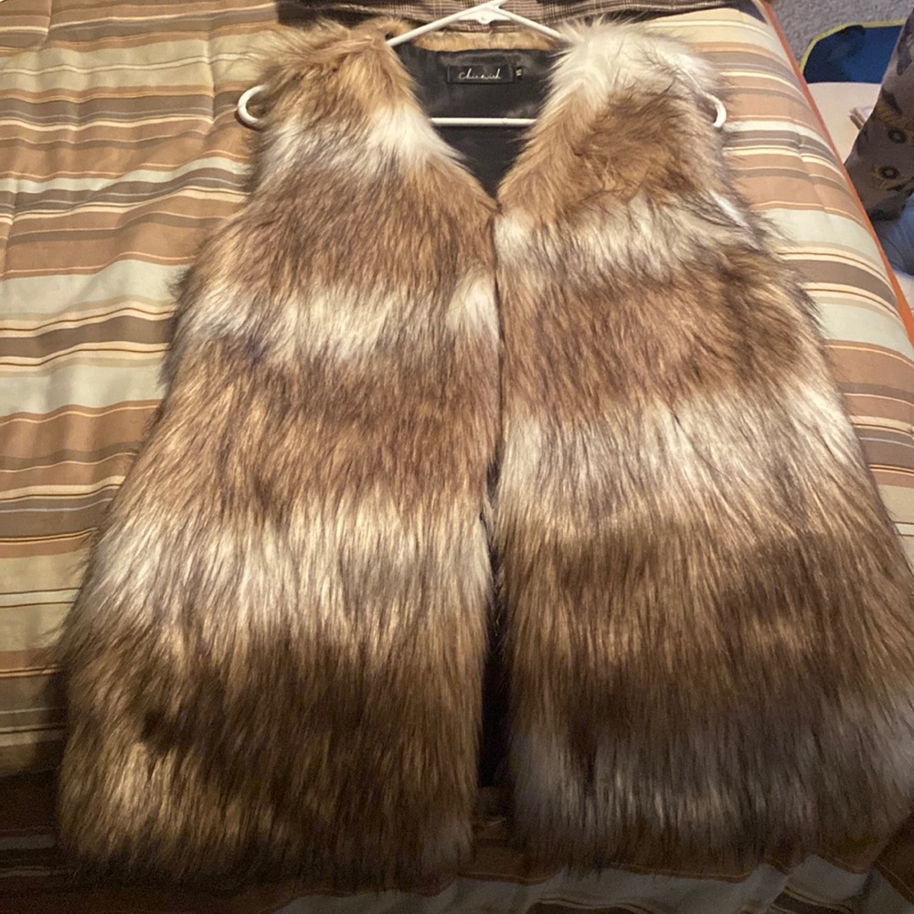 Chicwish Faux Fur Vest